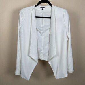 Express | Ivory Cropped Blazer